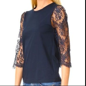 Leur Logette  lace sleeve top